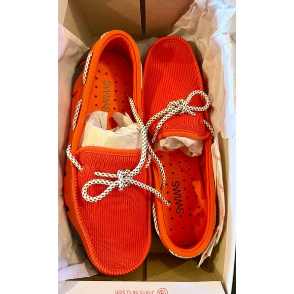 NWB Swims Men\'s Beach Lace Loafer Orange Size 7 main image 7